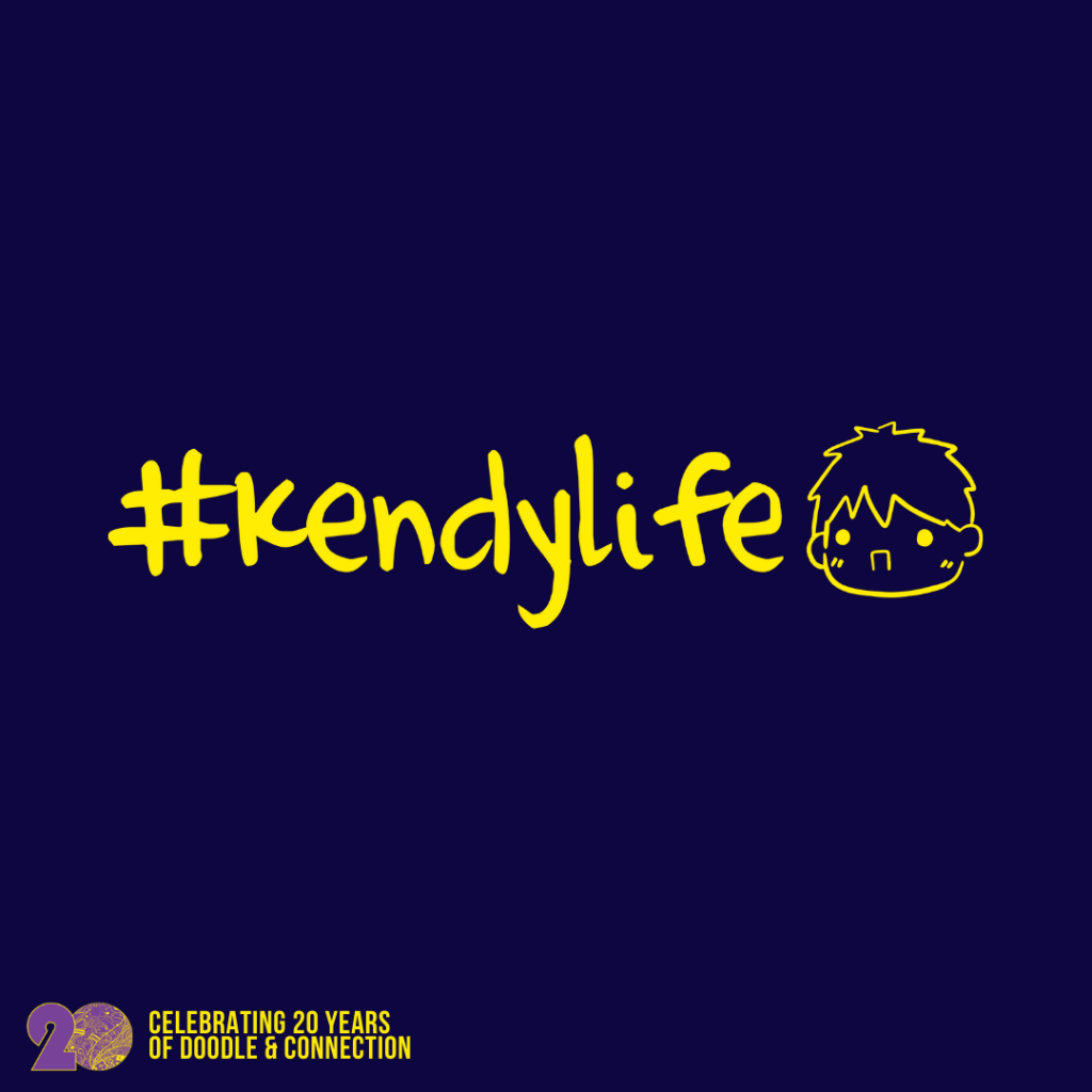 kendylige logo change, part of anniversary